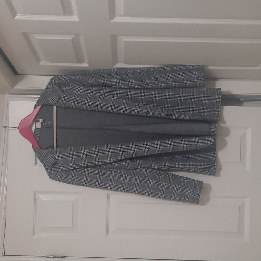 Plaid blazer